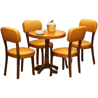 Rainy cafe emoji