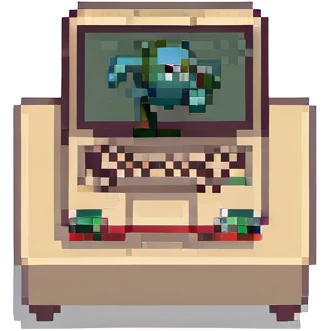 Laptop with tiny legs running away emoji