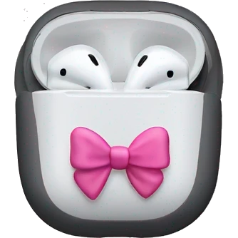 airpod max with bows emoji