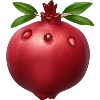 Persephones pomegranate  emoji