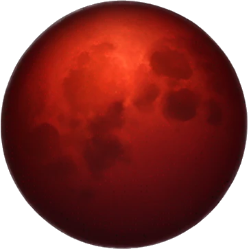 Blood moon  emoji