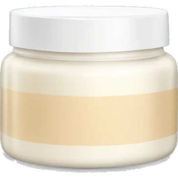 Skincare cream jar emoji