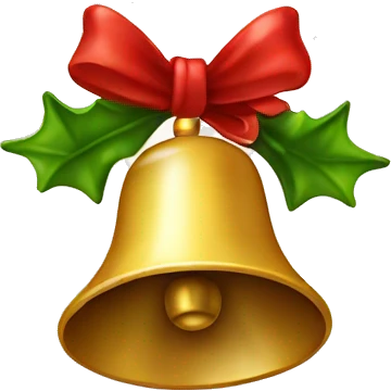 Realistic Jingle bells emoji