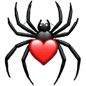 Make the I love u using spider web emoji 

 emoji