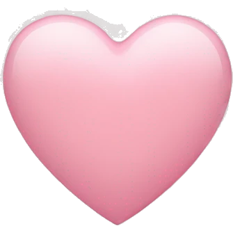 light pink heart  emoji