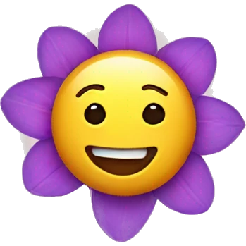 emoji with flower in mouth emoji
