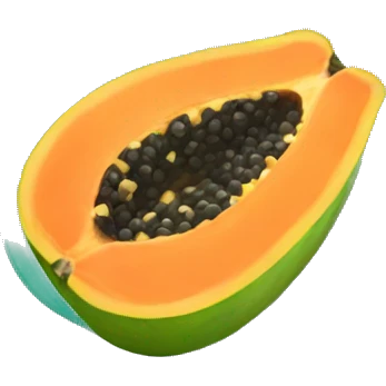 Papaya emoji