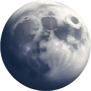 Pretty moon emoji