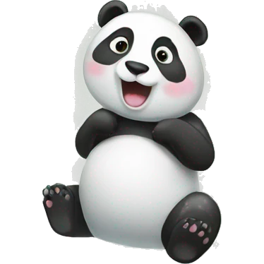 panda in the shower emoji