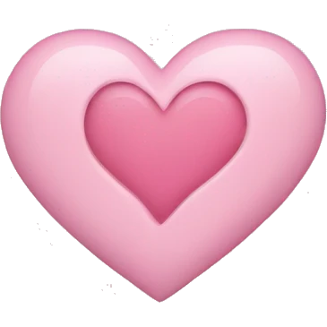 baby pink heart emoji