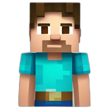 Minecraft Steve emoji