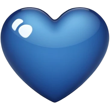 dark blue heart emoji