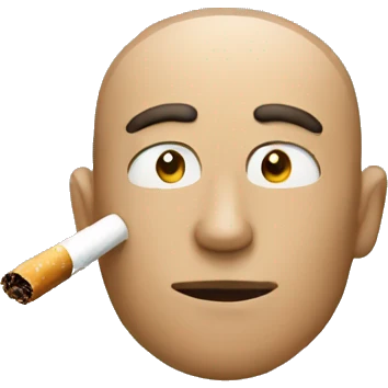man smoking emoji