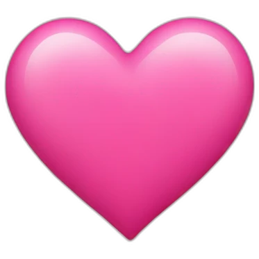Pink heart emoji