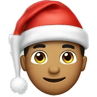 cr7 with santa hat emoji