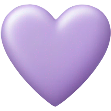 Lilac heart emoji