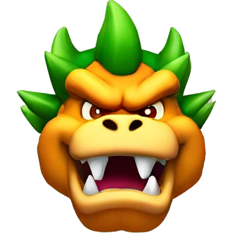 Bowser head  emoji