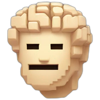 8bit brain man emoji