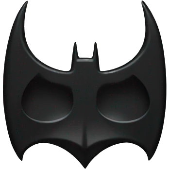 batman logo say OK emoji