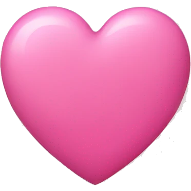 Pink heart emoji