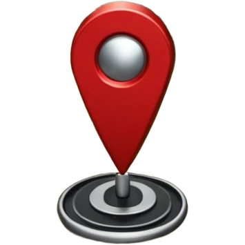 gps locater pin on west coast nz terrain map emoji