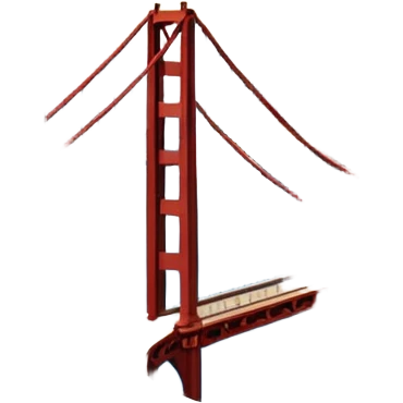 Make a full city of San Francisco  emoji