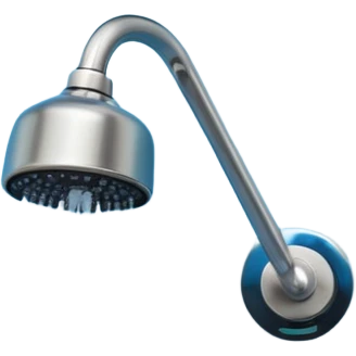 Security camera in shower emoji