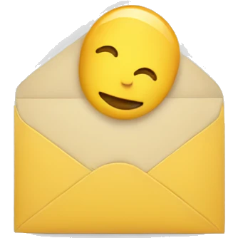 person holding envelope emoji