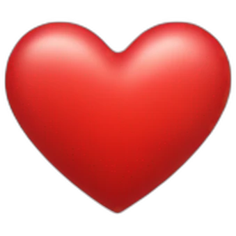 Red heart emoji