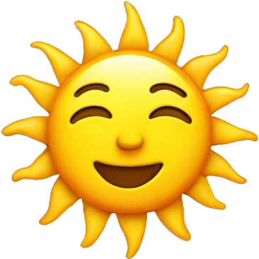 Sun emoji  emoji