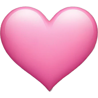 Pink heart  emoji