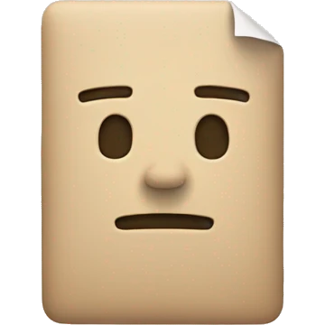 a beige kindle emoji