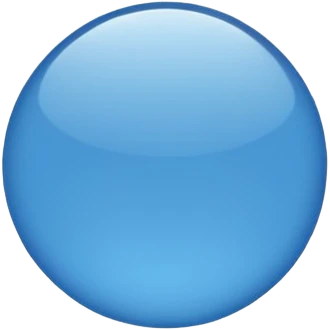 Verificación azul círculo  emoji