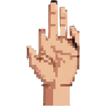 stop hand emoji