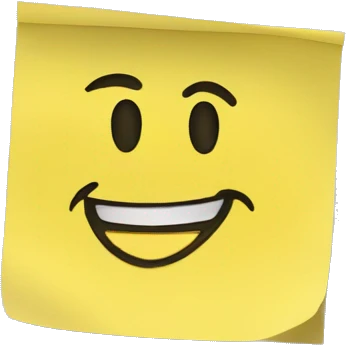 Post it note with “Keep me posted” emoji