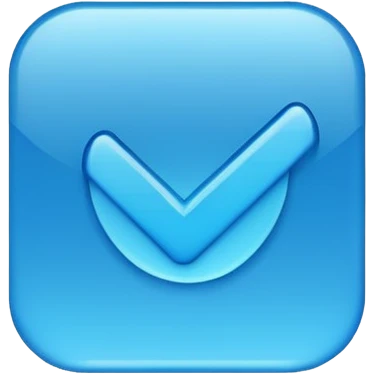"Convert this blue verified badge into the closest possible text emoji. Do NOT generate an image. Only give me a single emoji or a combination of emojis that visually match the blue badge with a white checkmark." emoji