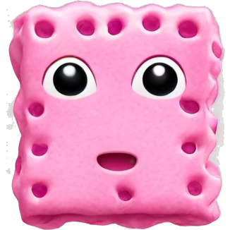 Baby pink nurcracker emoji