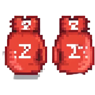 красные боксерские перчатки с надписью "23", no background emoji