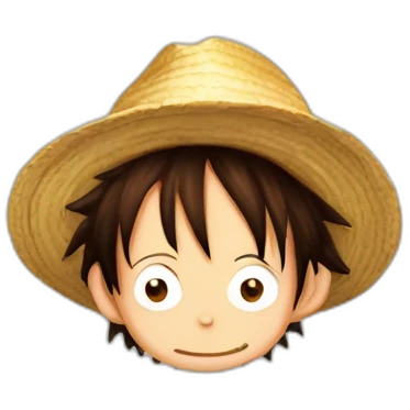Monkey.d.luffy fait coucou de la main emoji