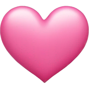 Pink heart emoji