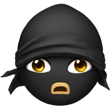 A ninja farting  emoji