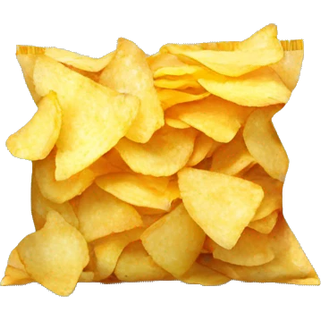 large bag  of chips emoji