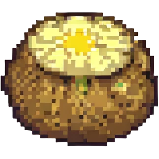 potato pixel art style emoji