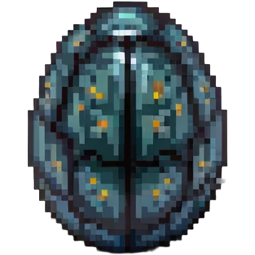 cranial, eye, MRI, SCAN, egg, embryonic, inside of glass egg, dark creature, eerie, otherworldly, crystal egg, tiny embryo. fetoid shape emoji