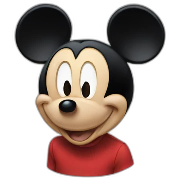 Mickey mouse emoji