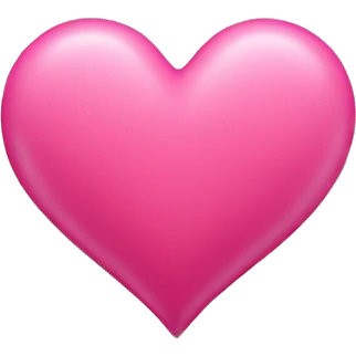 Pink heart  emoji