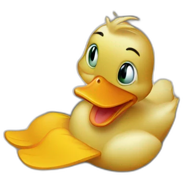 duck typing in a computer emoji