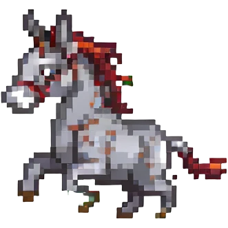 donkey performing a powerful kick, dynamic action, simple background emoji
