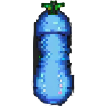 pixel art of a penis emoji