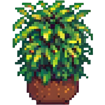 pixel art style block of grass from Minecraft, simple and iconic emoji
